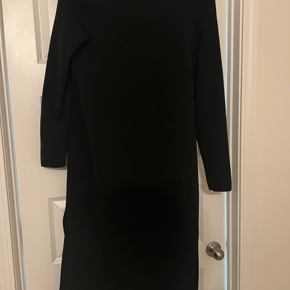 Express Black Sheath Long Sleeve Over coat
